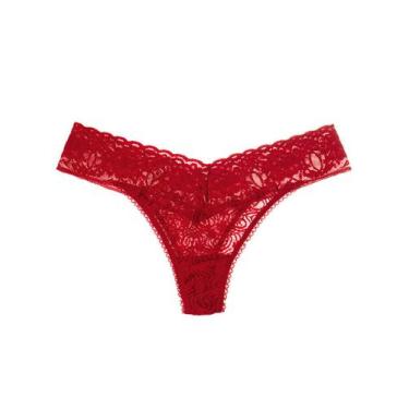 Imagem de Calcinha Fio Dental Buquê Demillus 51190, Vermelho, A