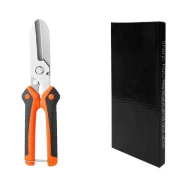 Imagem de Tesoura Industrial Multifuncional Em Aço Inoxidável Para Cortar Chapas