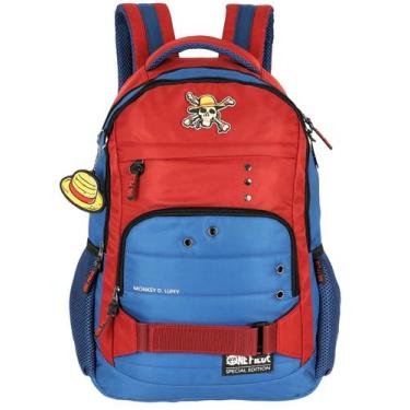 Imagem de Mochila Costas Laptop One Piece Luxo MJ49811 - Luxcel, vermelho