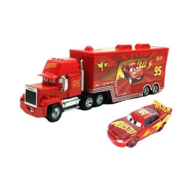 Imagem de Brinquedo De Modelo Die Cast Do Carro Lightning McQueen E Jackson Stor