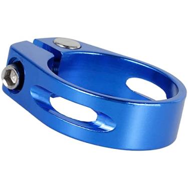 Imagem de Braçadeira de selim de bicicleta de 34,9 mm Braçadeira de trava de assento de bicicleta Coleira de espigão de selim de liga de alumínio Grampos de poste de selim de liberação rápida Braçadeiras de