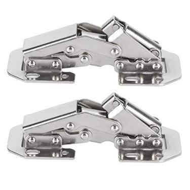 Imagem de 2 Conjunto de Hinge Amortecimento Buffer em Forma Ponte para Armário Gaveta Móveis com Movimento Suave e Silencioso Alta