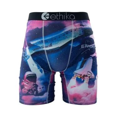 Imagem de Cuecas Boxer Masculinas plus Size Em Malha Respirável ETHIKA, Roupa De