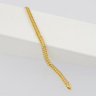 Imagem de Pulseira Feminina Lacraia 5.0 19 Cm Ouro 18k Certificado Gar - JOIE JO