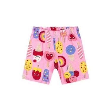 Imagem de Bermuda Ciclista Infantil em Cotton Quimby-Feminino