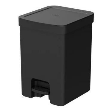 Imagem de Lixeira Pedal Com tampa 12 Litros Cozinha/banheiro Cesto/lixo - OU, Pr