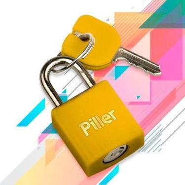 Imagem de Cadeado 20mm Amarelo - Piller - Piler