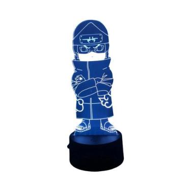 Imagem de Luminária De Acrílico LED Kakashi Hatake Naruto, Figura De Anime, Lâmp