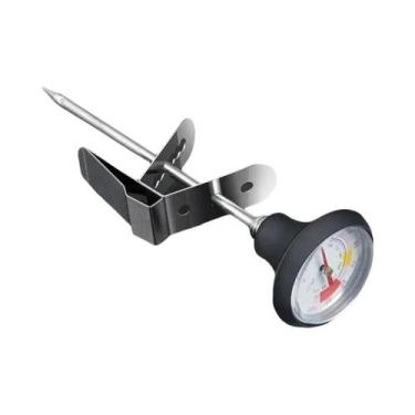 Imagem de Termômetro De Café Em Aço Inoxidável, Jarra Para Espumar Leite, Medido