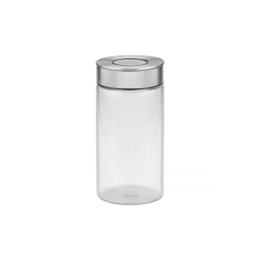 Imagem de Pote Vidro Tp.Aço Inox 1,4L Purezza