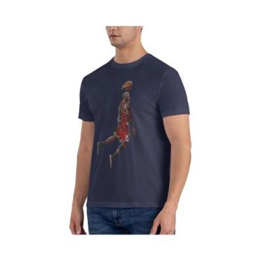 Imagem de Camiseta Masculina Y2K Harajuku Estilo Street Fashion Com Estampa Mich