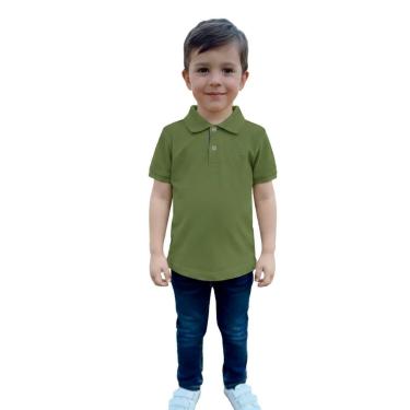 Imagem de Camiseta Polo infantil Ogochi Essencial Slim 02/08-Masculino