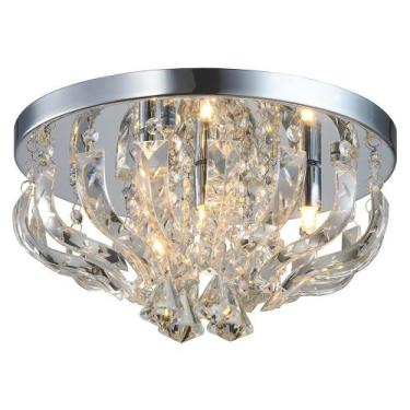 Imagem de Lustre Plafon Cristal 35 cm Modaza Eleganza Redondo 35 cm