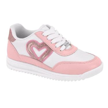 Imagem de Tenis molekinha casual coracao ref 2583.107.28656 menina, 33, Branco, 