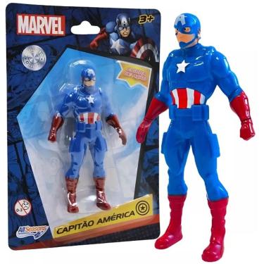 Imagem de Boneco Marvel Capitao America ALL Seasons 9,5CM