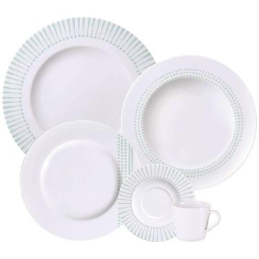 Imagem de Aparelho De Jantar Tramontina Monocroma Em Porcelana Decorada 20 Peças 96589054