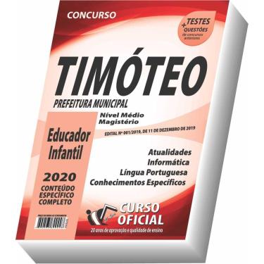 Imagem de Apostila Prefeitura De Timóteo - Educador Infantil