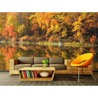 Imagem de Papel de Parede Autocolante Floresta 1m x 1m 100% PVC