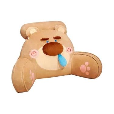 Imagem de Almofada De Apoio Lombar E Pescoço Desmontável E Lavável Com Desenho A