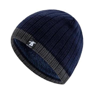 Imagem de Gorro De Inverno Unissex Com Forro De Pelúcia, Quente E Casual, Ideal 