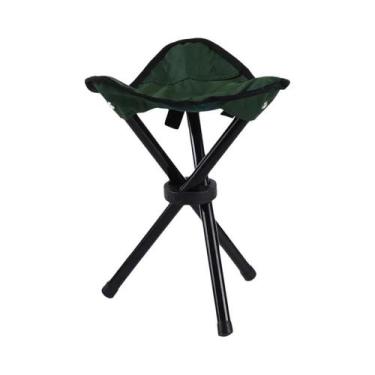 Imagem de Banquinho Triangular Dobrável Pequeno Para Exterior, Cadeira Multifunc