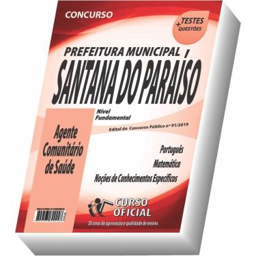 Imagem de Apostila Santana Do Paraíso - Agente Comunitário De Saúde