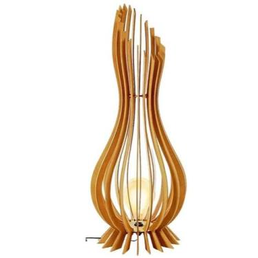 Imagem de Luminária de Chão Santa Barbara MDF 60cm - Arte Laser - no-brand