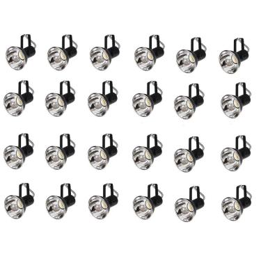 Imagem de Kit 24 Spot Trilho Perfilado Eletro calha Par20 Bulbo OL5