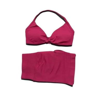 Imagem de Conjunto De Fitness Feminino Sem Costura: Top De Yoga Com Alças E Shor