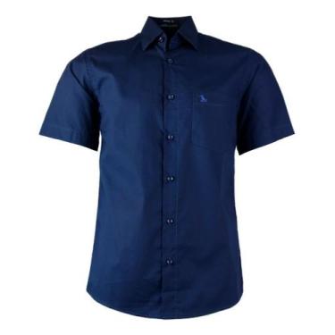 Imagem de Camisa Masculina Manga Curta Algodão Possui Plus Size 1686 - AMIL CONF