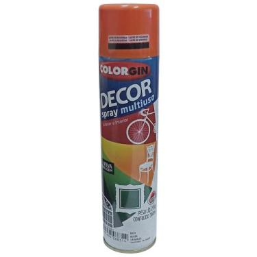 Imagem de Kit tinta spray laranja decor 4 unidades ref 8831 - COLORGIN