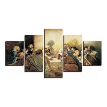 Imagem de Kit Quadros Decoração Jesus E Seus Discípulos" - aero print