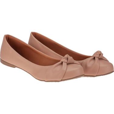 Imagem de Sapatilha Feminina Bico Redondo Leve Macia Saltinho Baixo - Beto Calça