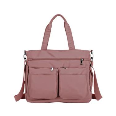 Imagem de Bolsa Sacola Feminina Grande Trabalho Estilosa Com Zíper - M3M, Unico,