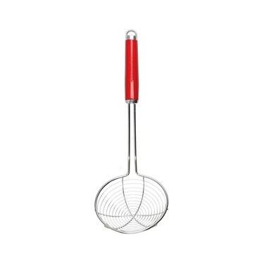Imagem de ESCUMADEIRA KITCHENAID EM AÇO INOX VERMELHA COM ALÇA KAG010OHERE