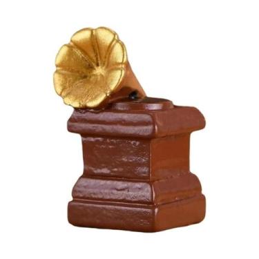 Imagem de Câmera Retrô Nostálgica Com Gravador De Som, Mini Decoração Em Resina,