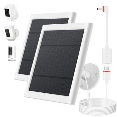 Imagem de Painel Solar Paodekua 2 Unidades 4W USB-C Cabo 3m