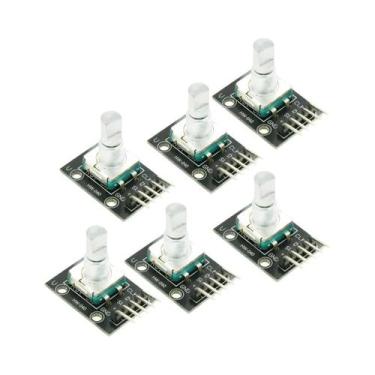 Imagem de Módulo Encoder Rotativo 360 Graus KY-040 Com Potenciômetro E Tampa De 