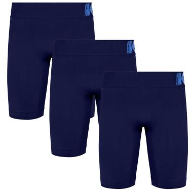 Imagem de Kit com 3 Bermudas Térmicas Masculina Sem costura Previne Assaduras Alta Compressão-Masculino