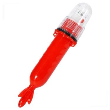 Imagem de Sinalizador Náutico Luz LED Strobo Para Marcação De Redes Pesca e Boia