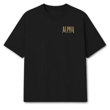 Imagem de Camiseta Oversized Alphaco Classic Masculina-Masculino