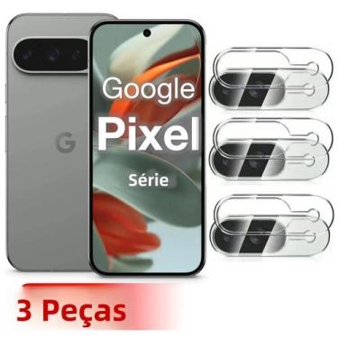 Imagem de Película Protetora De Lente De Câmera Google Pixel 3 Peças De Vidro Te