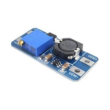 Imagem de Módulo Conversor DC-DC Ajustável 2A MT3608, Placa De Potência De 2-24V