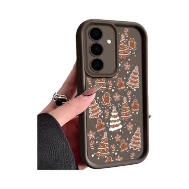 Imagem de Capa De Natal Com Árvores De Natal Para Samsung Galaxy S25 Edge S24 S2