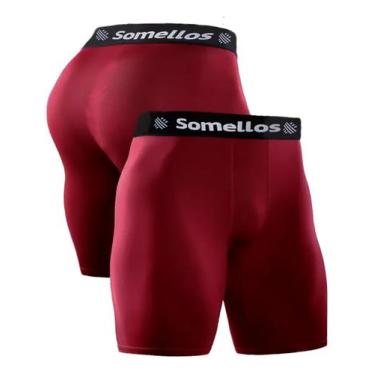 Imagem de Kit 5 Pçs Cueca Boxer Comprida Long Leg Ciclista Não Enrola - SOMELLOS