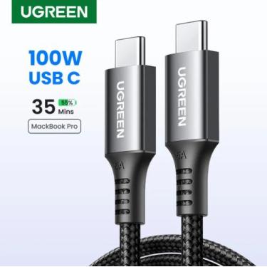 Imagem de Cabo UGREEN 100W USB-C para USB-C 20/V5A PD 3.0 ( 2 Metros ) Carregame