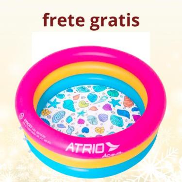 Imagem de Piscina Atrio 88 Litros Infantil 76cmx25cm Fundo Mar