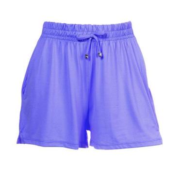 Imagem de Short Esportivo Banana Rosa Dry Fit, Roxo, P