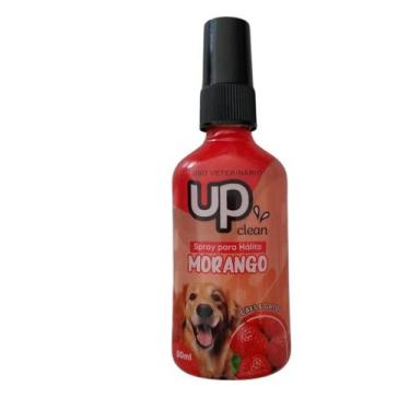 Imagem de Spray Bucal Up Clean 80ml Cachorro Gato Cães Pet - Pet Clean, Morango