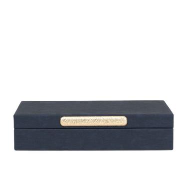 Imagem de Caixa Decorativa em MDF com Revestimento em PU Preto 31cm 22896 Mart